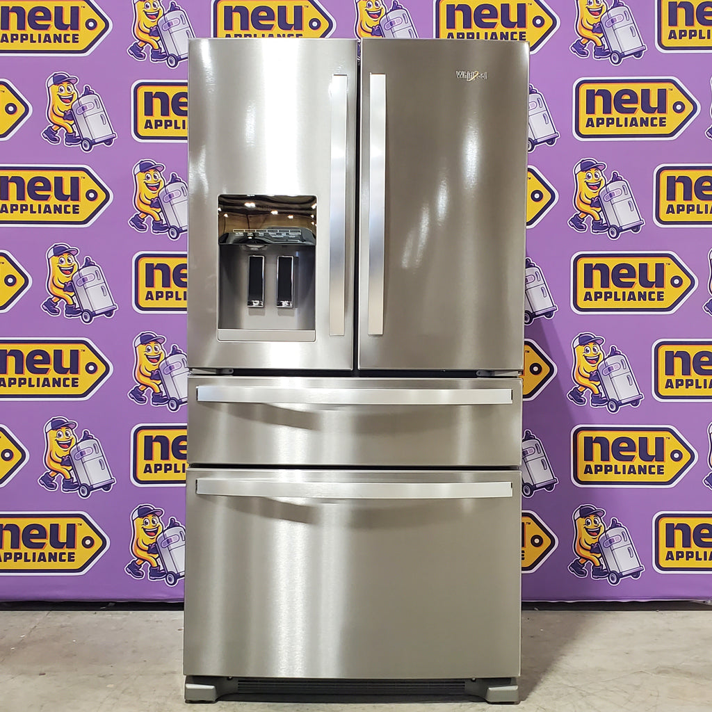 Whirlpool French Door Bottom Mount Refrigerator in Fingerprint Resistant Stainless Steel 4SD342 - WRMF3636RZ - Scratch & Dent (Minor)
