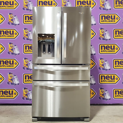 Whirlpool French Door Bottom Mount Refrigerator in Fingerprint Resistant Stainless Steel 4SD342 - WRMF3636RZ - Scratch & Dent (Minor)