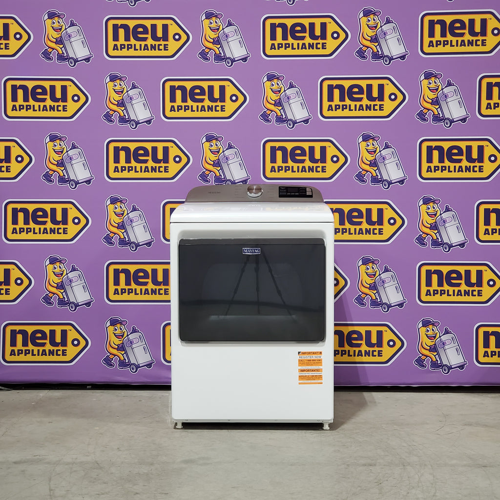 Pictures of Maytag 7.4 Cu. Ft. Top Load Electric Dryer with Extra Power and Advanced Moisture Sensing 22SD011 - MED6205RW - Scratch & Dent (Minor) - Neu Appliance Outlet - Discount Appliance Outlet in Austin, Tx