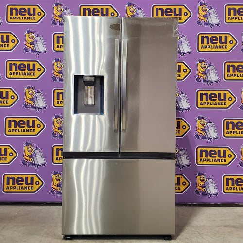 Samsung 31 cu. ft. Mega Capacity 3-Door French Door Refrigerator in Stainless Steel with Four Types of Ice 5SD270 - RF32CG5400SR - Scratch & Dent (Moderate)