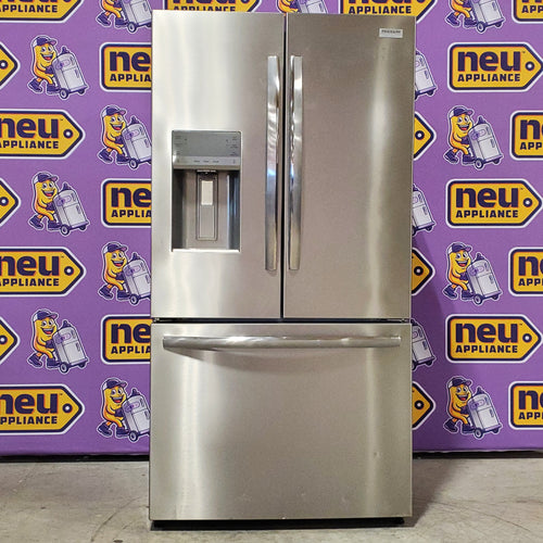 Frigidaire 27.8-cu ft ENERGY STAR French Door Refrigerator with Dual Ice Maker in Fingerprint Resistant Stainless Steel 3SD1059 - GRFS2853AF - Scratch & Dent (Moderate)