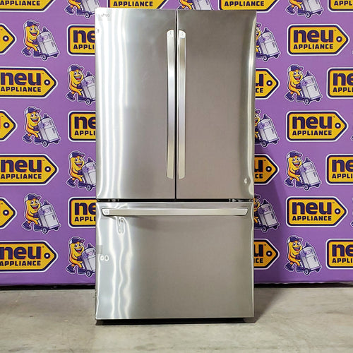 LG 27 cu. ft. Smart Counter-Depth MAX™ French Door Refrigerator with Linear Cooling™ and Internal Water Dispenser 21SD13 - LRFLC2706S - Scratch & Dent (Minor)