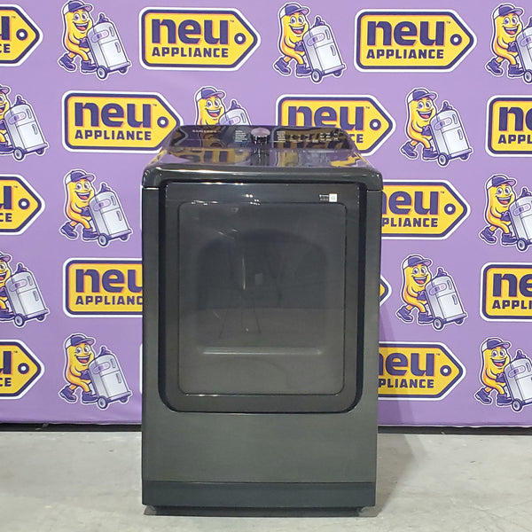 Samsung 7.4 Cu. Ft. Smart Electric Dryer with Steam Sanitize+ in Black 5SD258 - DVE55CG7100V - Scratch & Dent (Minor)