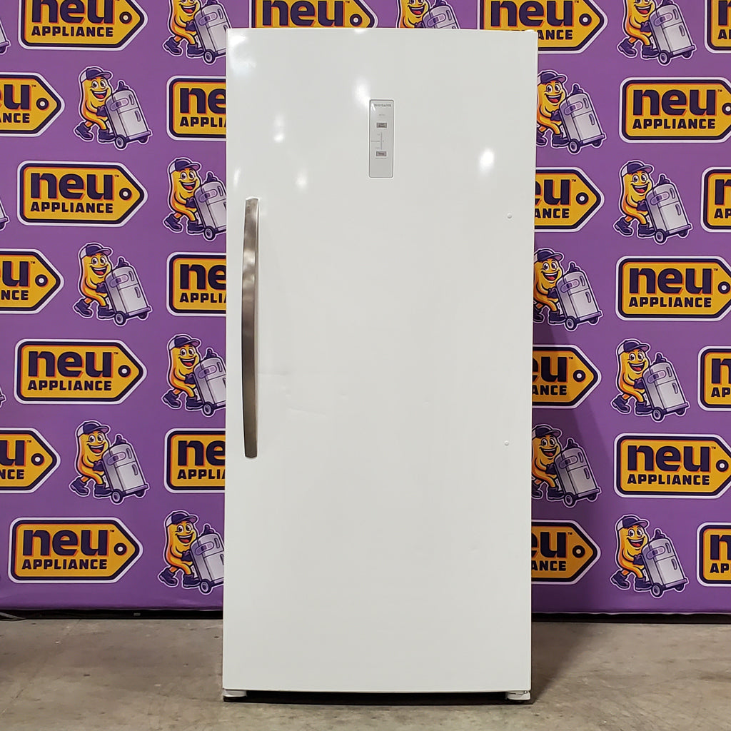 Pictures of Frigidaire 20 Cu. Ft. Energy Star Garage Ready Single-Door Refrigerator in White 20SD85 - FRAE2024AW - Scratch & Dent (Minor) - Neu Appliance Outlet - Discount Appliance Outlet in Austin, Tx