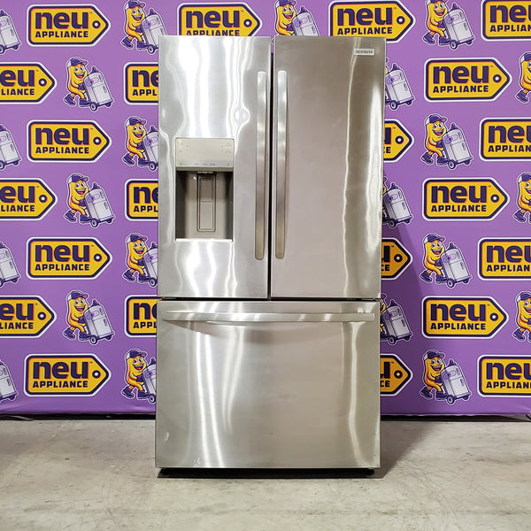 Frigidaire 27.8 cu. ft. 3 Door French Door Refrigerator with Exterior Water and Ice Dispenser 20SD018 - FRFS2823AS - Scratch & Dent (Minor)