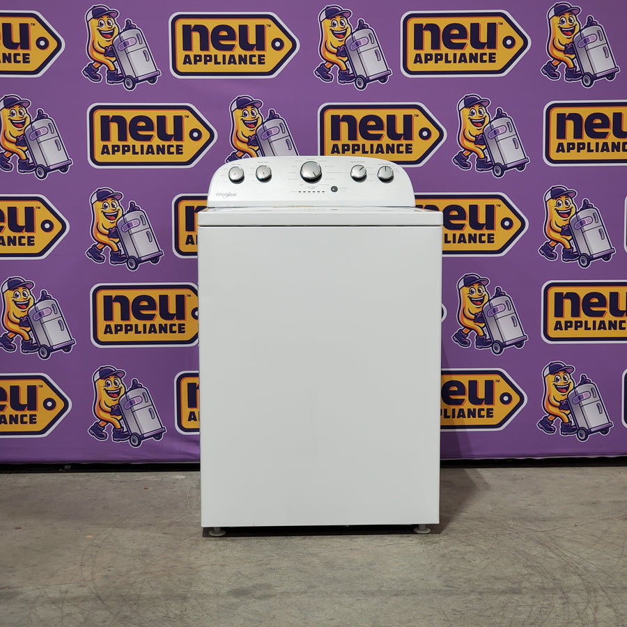 Whirlpool Top Load 3.8 Cu. Ft. Washer with Removable Agitator in White 24SD25 - WTW4957PW - Scratch & Dent (Minor)