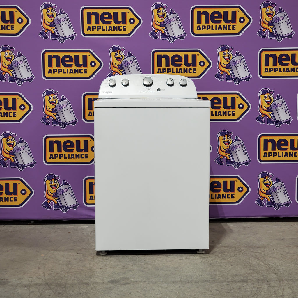 Whirlpool Top Load 3.8 Cu. Ft. Washer with Removable Agitator in White 24SD25 - WTW4957PW - Scratch & Dent (Minor)