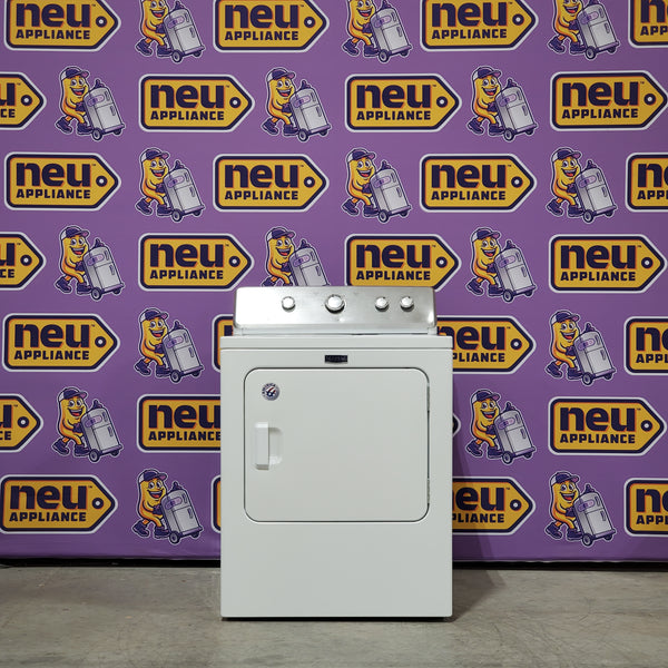 Maytag Large Capacity Top Load Dryer with Wrinkle Control – 7.0 cu. ft. 05CR61 - MEDC465HW - Certified Refurbished