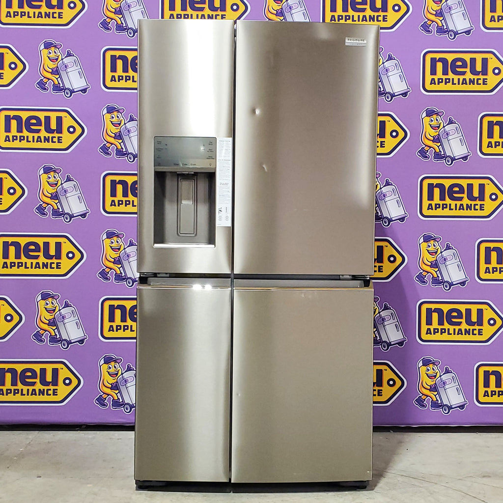 Frigidaire Gallery 22 Cu. Ft. Counter-Depth 4-Door Energy Star Certified Refrigerator in Smudge-Proof Stainless Steel 3SD1003 - GRQC2255BF - Scratch & Dent (Minor)