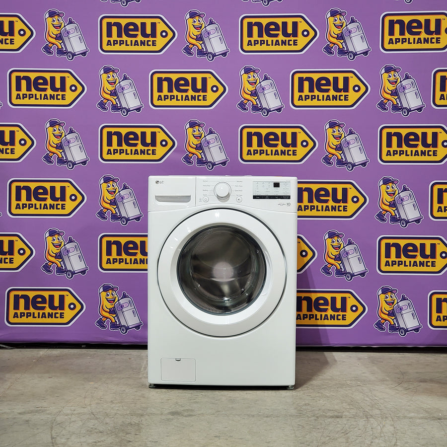LG Ultra Large Capacity Front Load 4.5 Cu. Ft. Washer in White with ColdWash Technology WM3400CW - New in Box and LG 7.4 cu. ft. Large Capacity Electric Dryer in White 16258 - DLE3400W - Open Box