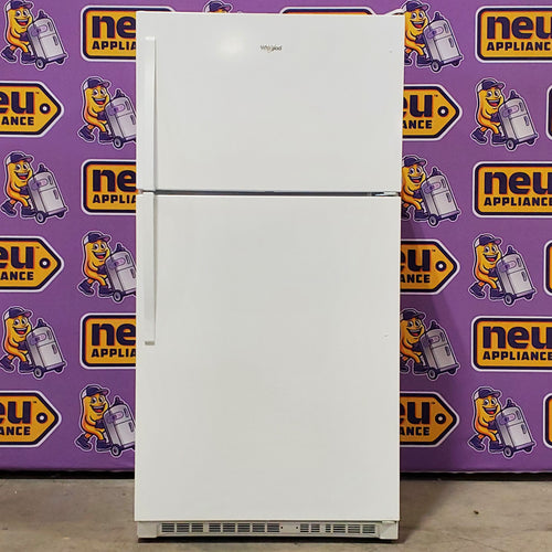 Whirlpool 33" Wide Top Freezer 20.5 cu ft Refrigerator with Ice Maker and Frameless Glass Shelves and Flexi-Slide Bin 3SD862 - WRT311FZDW - Scratch & Dent (Minor)