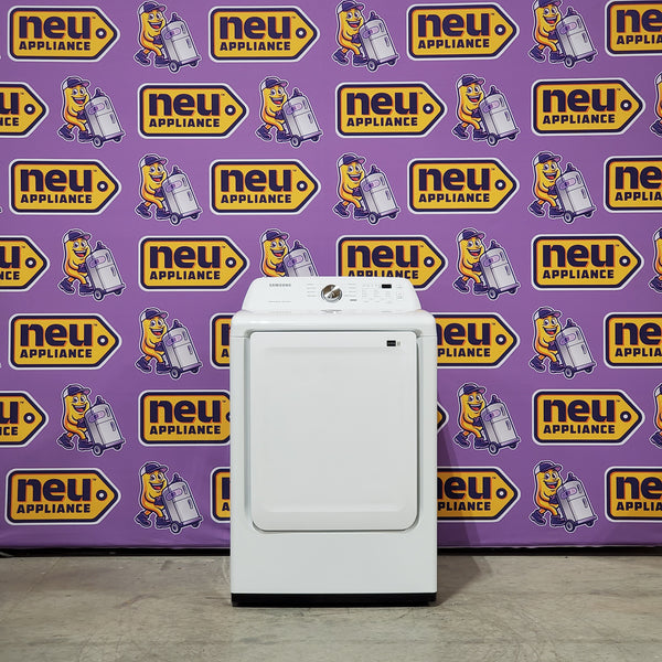 Samsung 7.2 cu. ft. Electric Dryer with Sensor Dry in White 6SD51 - DVE45T3200W - Open Box