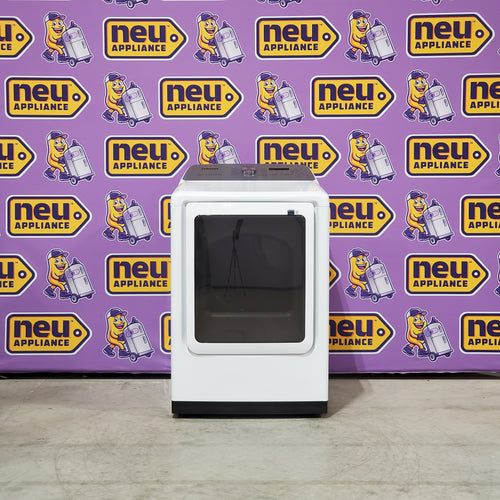 Pictures of Samsung White Smart Electric 7.4 Cu. Ft. Dryer with Sensor Dry and Steam Sanitize+ 6SD40 - DVE52A5500W - Scratch & Dent (Minor) - Neu Appliance Outlet - Discount Appliance Outlet in Austin, Tx