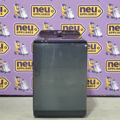 Samsung Brushed Navy Blue 5.4 cu. ft. Smart Top Load Washer with Pet Care Solution and Super Speed Wash 5SD228 - WA54CG7150AD - Scratch & Dent (Minor)