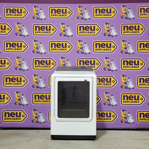 Pictures of Samsung White Smart Electric 7.4 Cu. Ft. Dryer with Sensor Dry and Steam Sanitize+ 6SD47 - DVE52A5500W - Scratch & Dent (Minor) - Neu Appliance Outlet - Discount Appliance Outlet in Austin, Tx