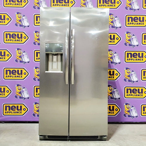 Frigidaire Gallery Smudge Proof Stainless Steel 26 Cu. Ft. Side by Side Refrigerator with Bright LED Lighting 24SD54 - GRSS2652AF - Scratch & Dent (Moderate)