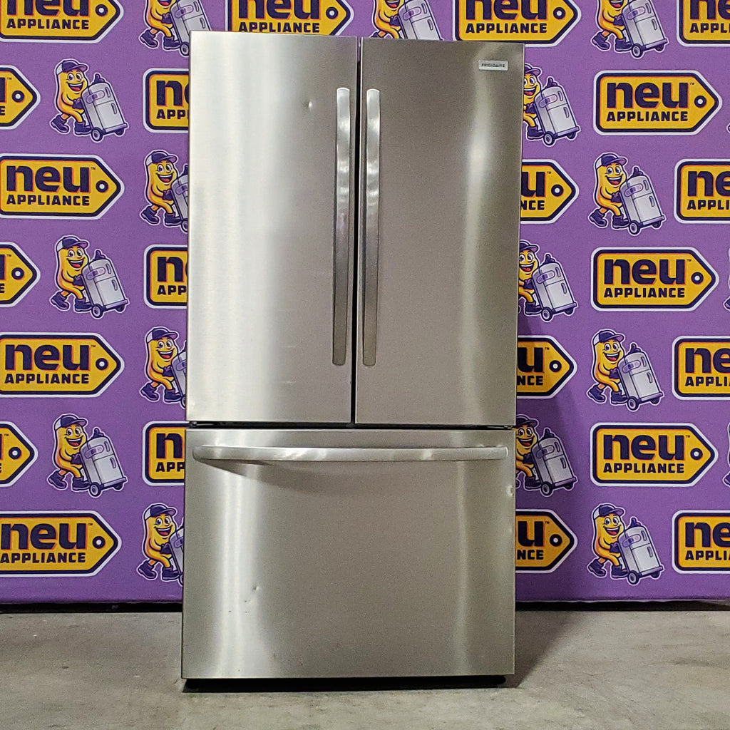 Frigidaire 29 Cu. Ft. Standard-Depth French Door Refrigerator in Stainless Steel 3SD981 - FRFN2813AF - Scratch & Dent (Minor)