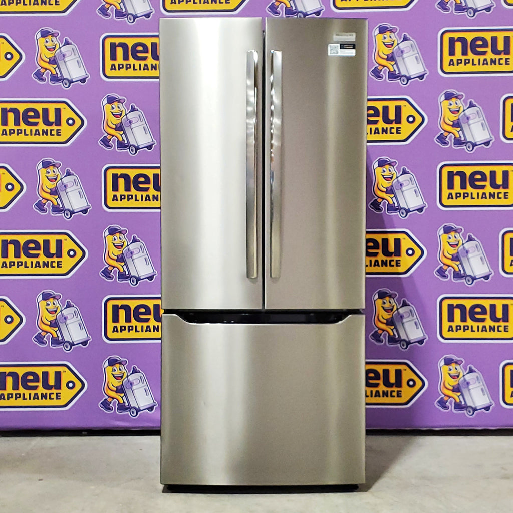 Pictures of Frigidaire Gallery 20 Cu. Ft. 30" Wide Standard-Depth French Door Refrigerator in Stainless Steel 20SD84 - GRFN2023AF - Scratch & Dent (Minor) - Neu Appliance Outlet - Discount Appliance Outlet in Austin, Tx