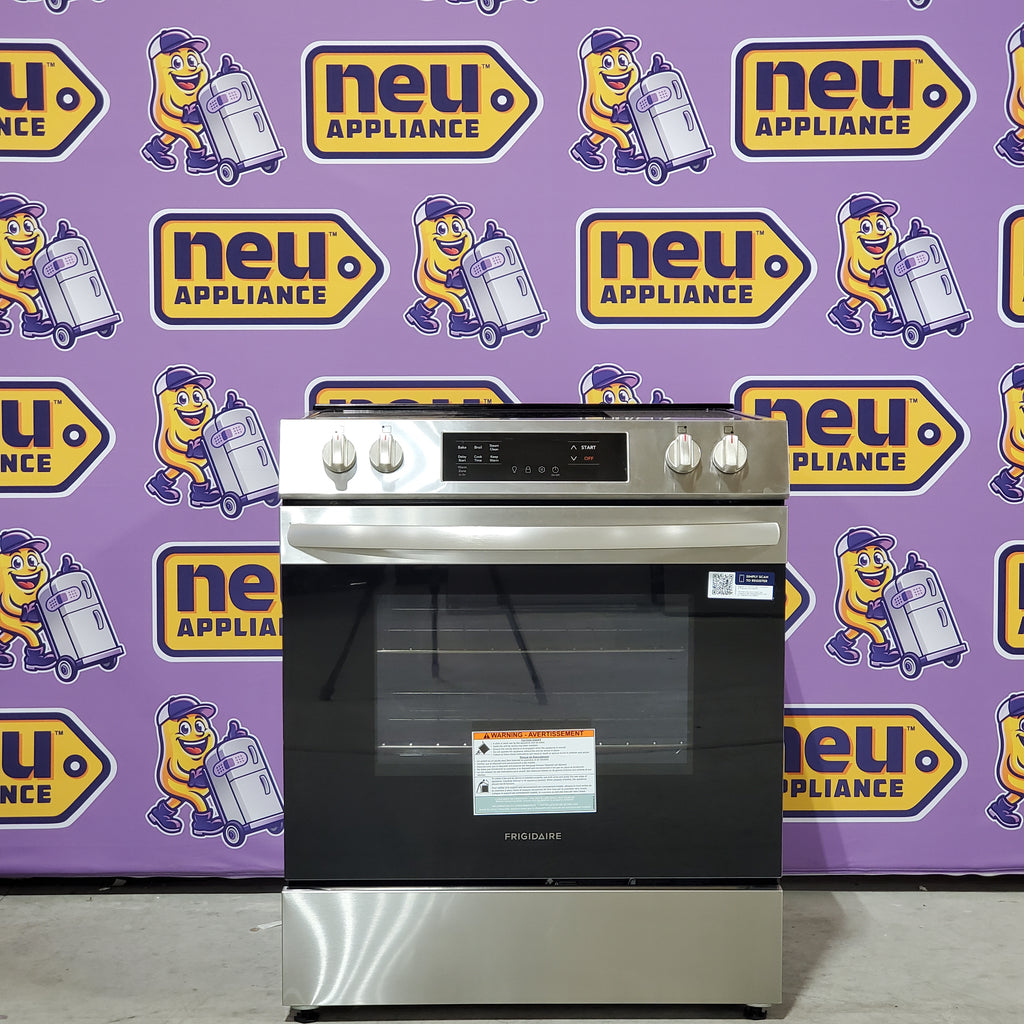 Pictures of Frigidaire Stainless Steel Electric Range with Steam Clean and Even Bake Technology 3SD936 - FCFE3062AS - Open Box - Neu Appliance Outlet - Discount Appliance Outlet in Austin, Tx