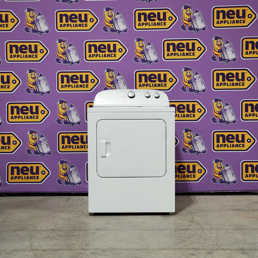 Pictures of Whirlpool White Electric Extra Large 7.0 Cu. Ft. Dryer with Wrinkle Shield 6SD66 - WED4815EW - Open Box - Neu Appliance Outlet - Discount Appliance Outlet in Austin, Tx