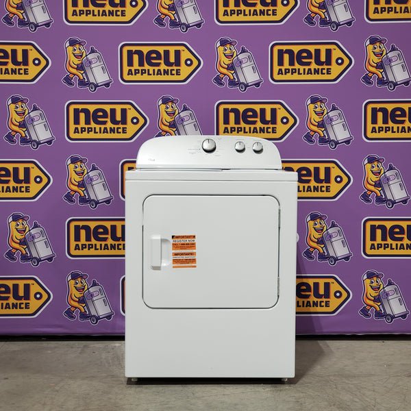 Whirlpool White Electric Extra Large 7.0 Cu. Ft. Dryer with Wrinkle Shield 6SD87 - WED4815EW - Open Box