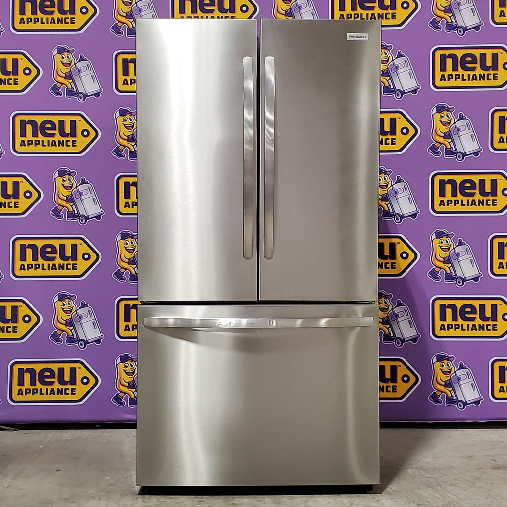 Pictures of Frigidaire 29 Cu. Ft. Standard-Depth French Door Refrigerator in Stainless Steel 3SD1067 - FRFN2813AF - Scratch & Dent (Moderate) - Neu Appliance Outlet - Discount Appliance Outlet in Austin, Tx