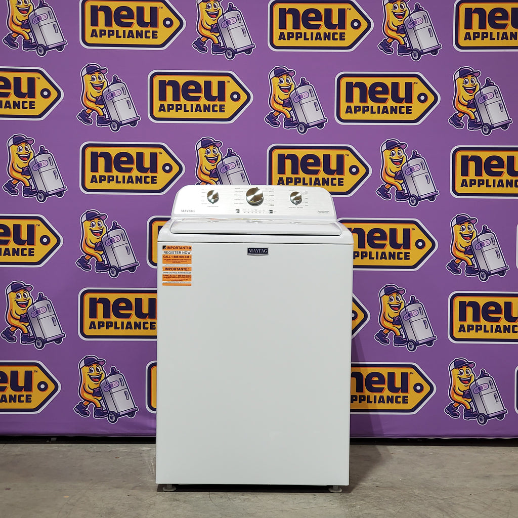 Pictures of Maytag Top Load 4.5 Cu. Ft. Washer with Deep Fill in White 24SD19 - MVW4505MW - Open Box - Neu Appliance Outlet - Discount Appliance Outlet in Austin, Tx