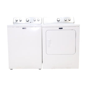 Pictures of Neu Preferred Maytag High Capacity Impeller Washer & Electric Dryer Set: 3.8 cu. ft. High Capacity Impeller Washer With Extra Water Cycle / Option & 7.0 cu. ft. Electric 220v Dryer With Auto Sensor Dry - Certified Refurbished - Neu Appliance Outlet - Discount Appliance Outlet in Austin, Tx