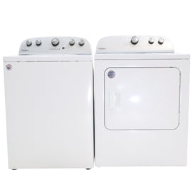 Pictures of Neu Preferred Whirlpool High Capacity Impeller Washer & Electric Dryer Set: 3.8 cu. ft. High Capacity Impeller Washer With Extra Water Cycle / Option & 7.0 cu. ft. Electric 220v Dryer With Auto Sensor Dry - Certified Refurbished - Neu Appliance Outlet - Discount Appliance Outlet in Austin, Tx