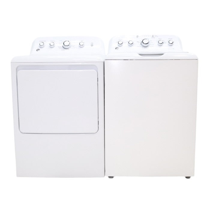 Pictures of Neu Select GE High Capacity Agitator Washer & Electric Dryer Set: 4.2 cu. ft. High Capacity Agitator Washer With Extra Water Cycle / Option & 7.2 cu. ft. Electric 220v Dryer With Auto Sensor Dry - Certified Refurbished - Neu Appliance Outlet - Discount Appliance Outlet in Austin, Tx