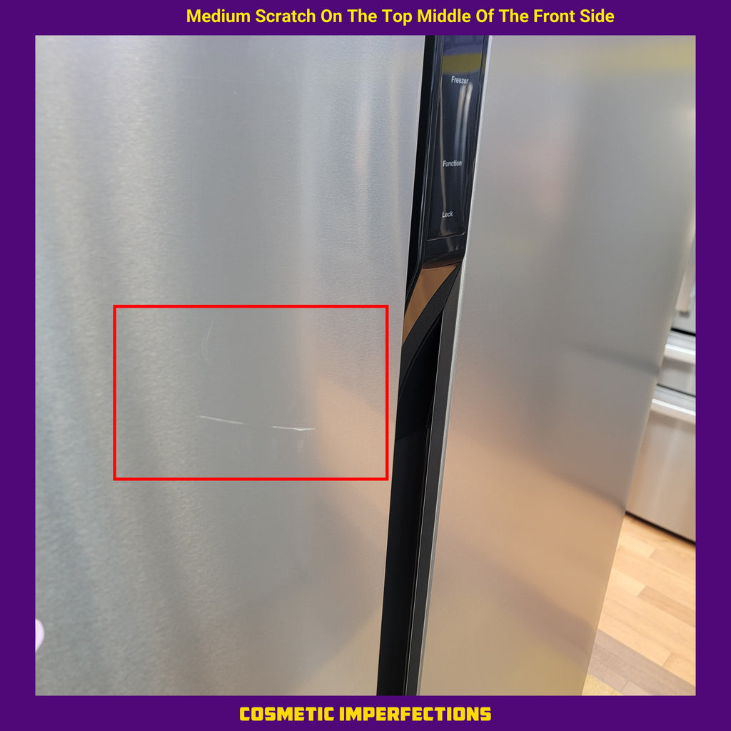 Hamilton Beach 20.6 cu. ft. Counter Depth Side by Side Refrigerator 26SD002 - HBF2064/HZ4602 - Scratch & Dent - Minor