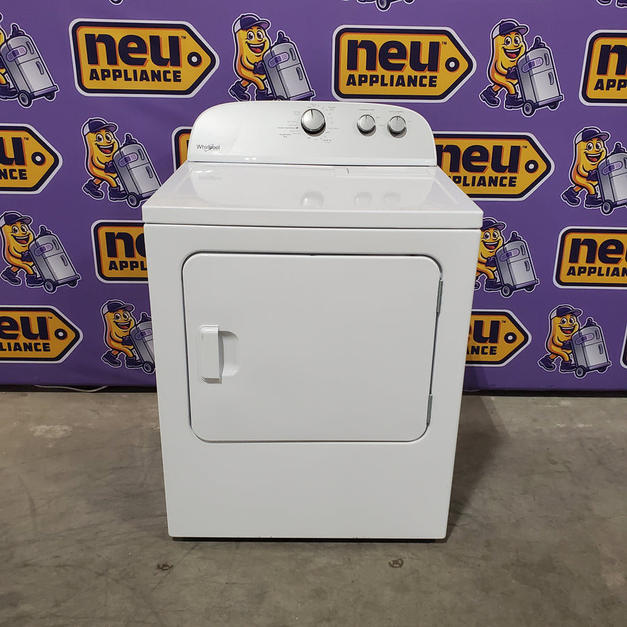 Whirlpool White Electric Extra Large 7.0 Cu. Ft. Dryer with Wrinkle Shield 22221438 - WED4815EW - Scratch & Dent (Moderate)