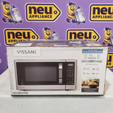 Vissani 21 in. 1.1 cu. ft. 1000-Watt Countertop Microwave Oven in Fingerprint Resistant Stainless Steel and Bar Handle SA617 - VSCMWE11S2W2102 - New in Box