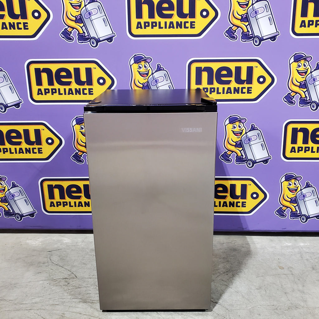Vissani 3.2 cu. ft. Mini Refrigerator in Stainless Steel, ENERGY STAR 251310SD883 - HVAR32SE - Scratch & Dent (Minor)