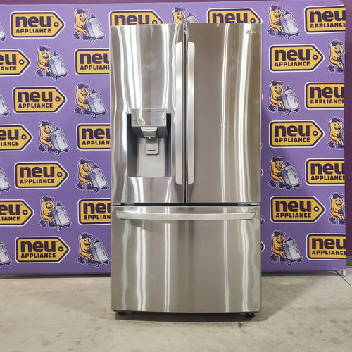 Pictures of LG Fingerprint Stainless Steel Smart Wi-Fi Enabled 3 Door French Door 26 Cu. Ft. Refrigerator with Smart Cooling Plus and Dual Ice Makers LFXS26973S - Certified Refurbished - Neu Appliance Outlet - Discount Appliance Outlet in Austin, Tx