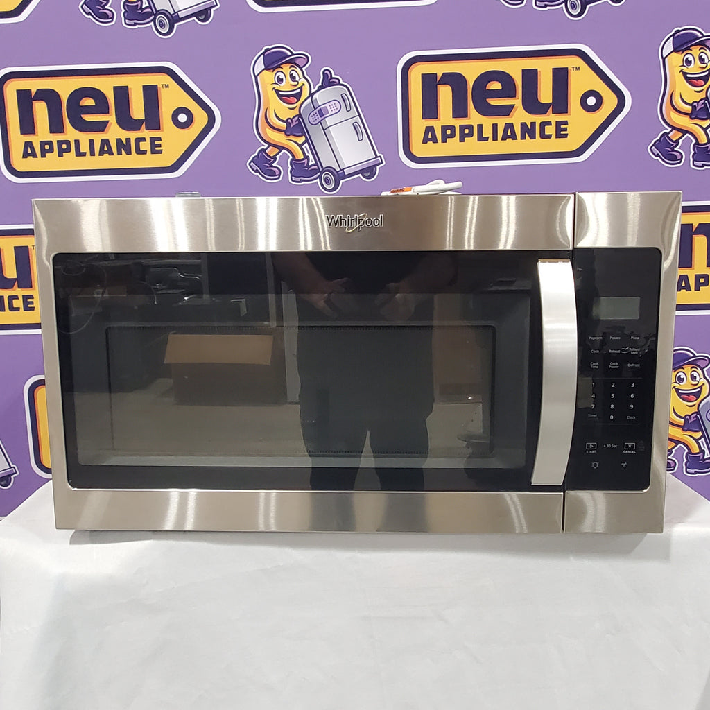 Whirlpool Hood Combination 1.7 Cu. Ft. Microwave with Electronic Touch Controls and Dishwasher Safe Turntable Plate 5SD285 - WMH31017HS - Scratch & Dent (Minor)