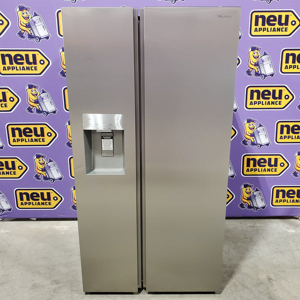 Hisense 29.1 cu. ft. Standard Depth Side by Side Refrigerator Stainless Steel 22133SD188 - HRS290P5FSE - Scratch & Dent (Minor)