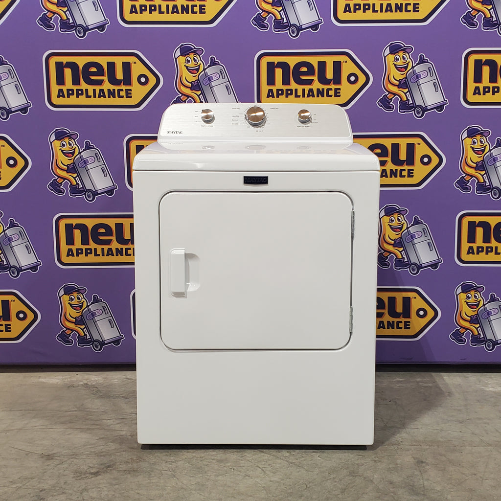 Pictures of Maytag 4.5 cu. ft. Capacity Top Load Washer with Power™ Agitator and Deep Fill MVW4505MW - Open Box and Maytag 7.0 cu. ft. Capacity Top Load Electric Wrinkle Prevent Dryer 16039 - MED4500MW - Open Box - Neu Appliance Outlet - Discount Appliance Outlet in Austin, Tx