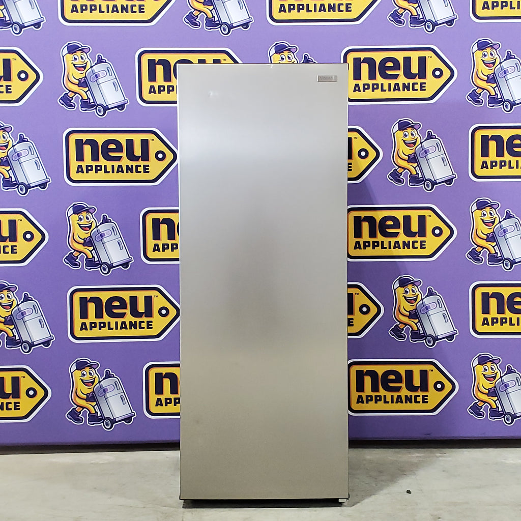 Pictures of Vissani 7.1 cu. ft. Manual Defrost Convertible Upright Freezer in Stainless Steel Look MDUFC7SS4 - Scratch & Dent (Minor) - Neu Appliance Outlet - Discount Appliance Outlet in Austin, Tx