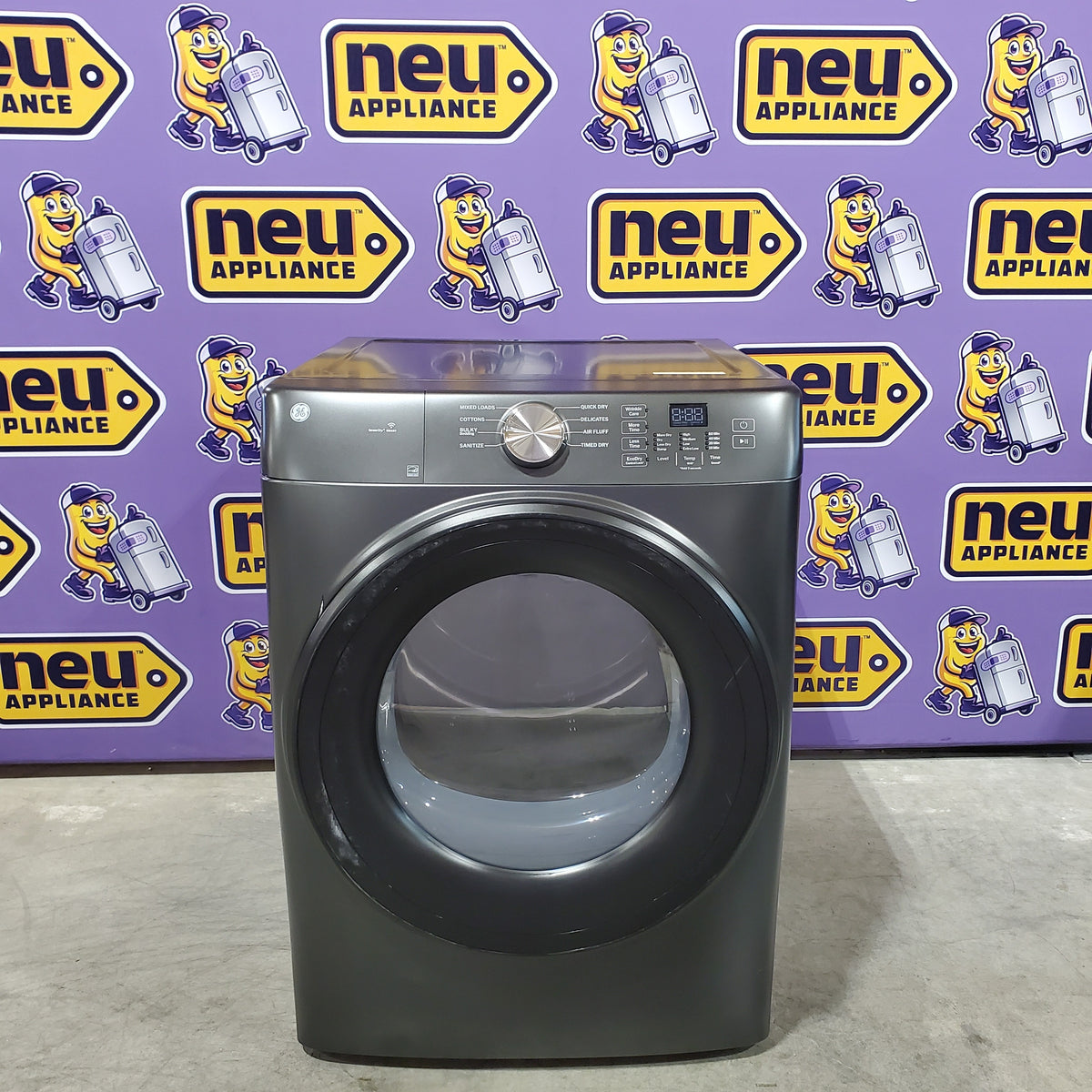 GE® ENERGY STAR® 7.8 cu. ft. Capacity Smart Front Load Electric Dryer 251318SD1326 - GFD35ESPYDS - Scratch & Dent (Major)
