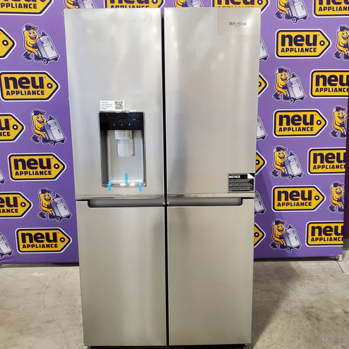 Pictures of Whirlpool Stainless Steel Counter Depth 4 Door French Door Refrigerator with Ice Maker in Door and Triple Evaporation System 30131SD2 - WRQC7836RZ - Open Box - Neu Appliance Outlet - Discount Appliance Outlet in Austin, Tx