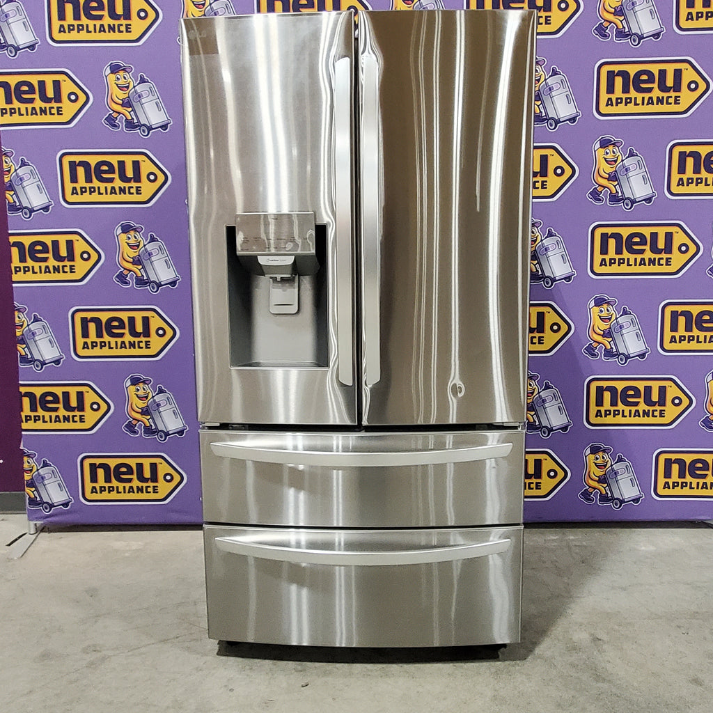 Pictures of LG 27.8-cu ft 4-Door French Door Refrigerator with Dual Ice Maker in Fingerprint Resistant Steel 5SD197 - LRMXS2806S - Scratch & Dent (Major) - Neu Appliance Outlet - Discount Appliance Outlet in Austin, Tx