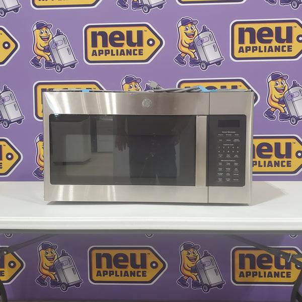 GE Over-The-Range Sensor 1.9 Cu. Ft. Microwave Oven with Filter Indication Light and Steam Clean JVM7195SKSS - Scratch and Dent (Minor)
