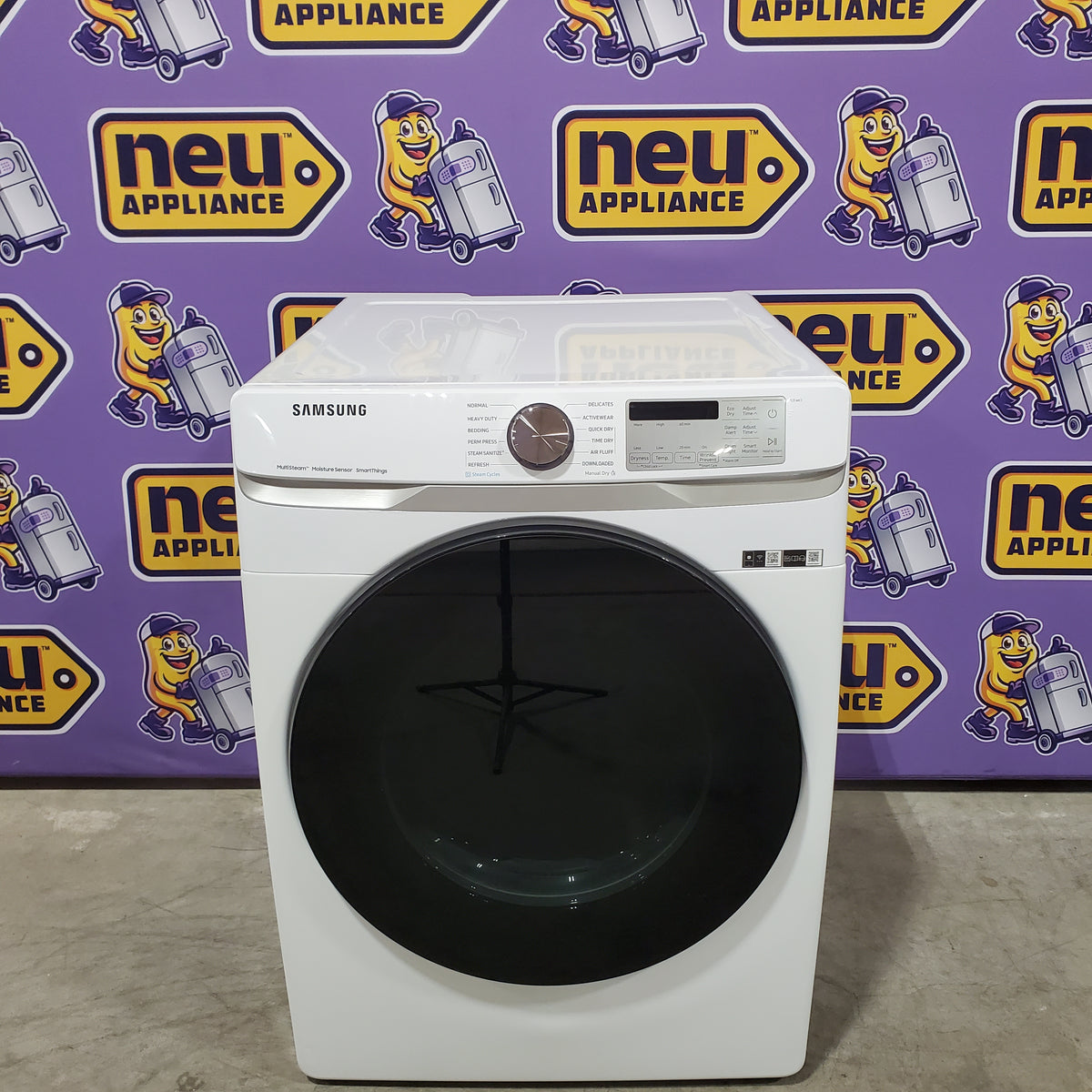 Samsung 7.5 cu. ft. Front Load Gas Dryer with Steam  31134SD186 - DVG45B6300W - Scratch & Dent (Minor)
