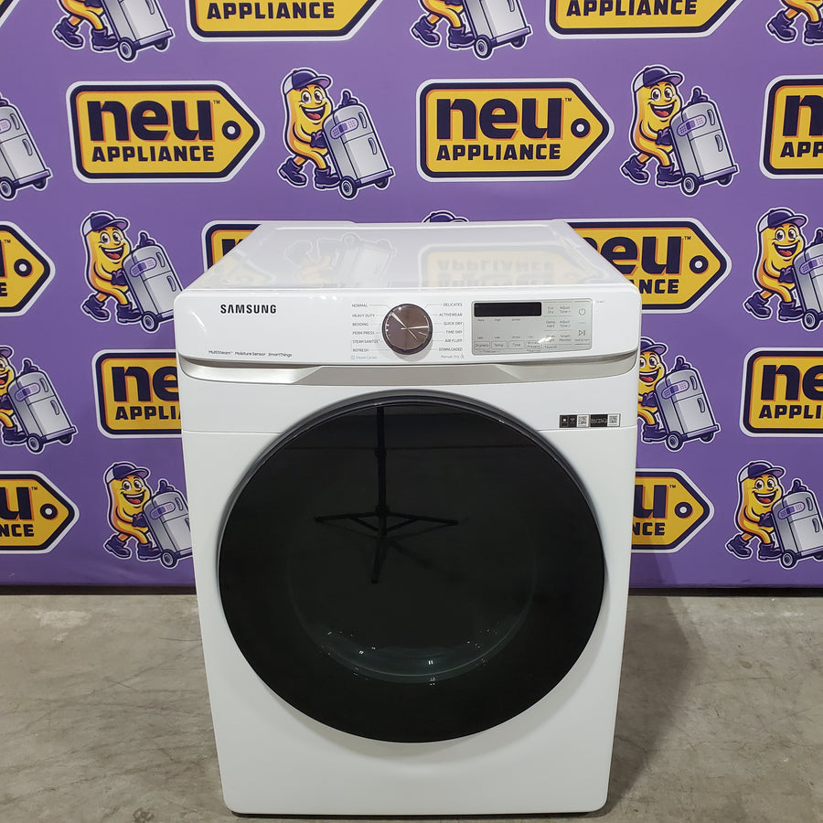 Samsung 7.5 cu. ft. Front Load Gas Dryer with Steam  31134SD186 - DVG45B6300W - Scratch & Dent (Minor)