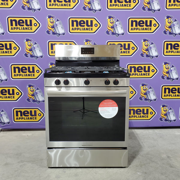 Frigidaire 5 Burner Gas Range with Even Baking Technology in Stainless Steel 20SD57 - FCRG3052BS - Scratch & Dent (Minor)