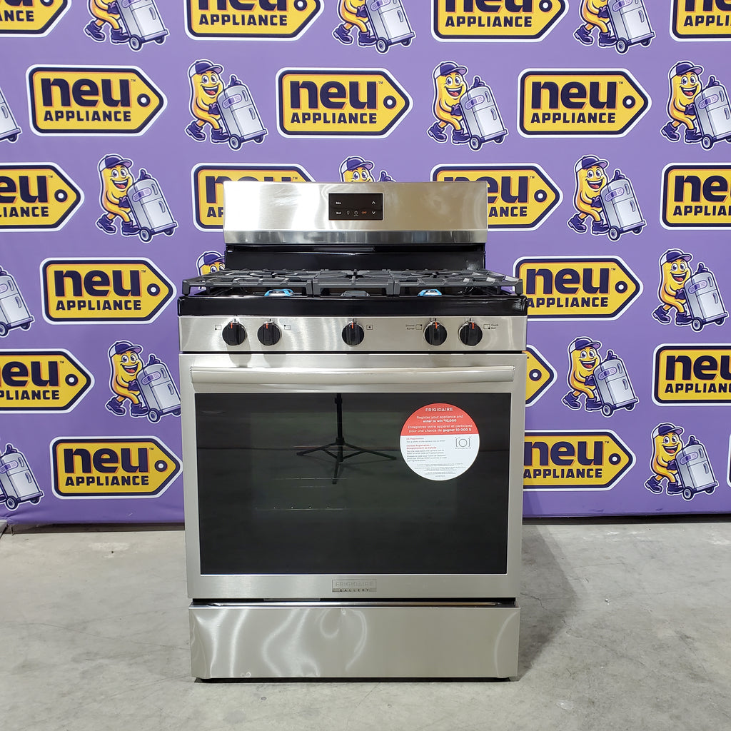 Pictures of Frigidaire 5 Burner Gas Range with Even Baking Technology in Stainless Steel 20SD57 - FCRG3052BS - Scratch & Dent (Minor) - Neu Appliance Outlet - Discount Appliance Outlet in Austin, Tx