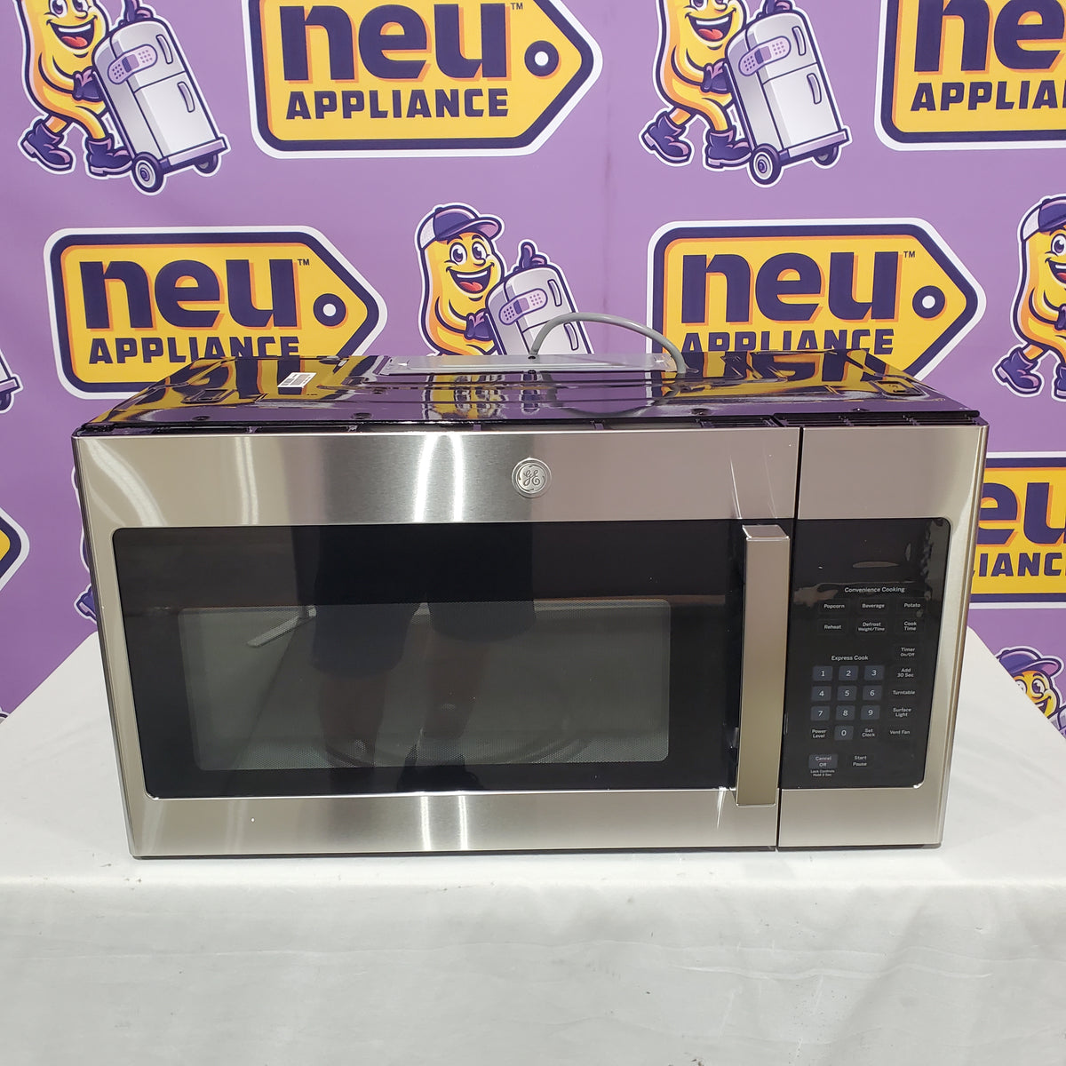 GE® 1.6 Cu. Ft. Over-the-Range Microwave Oven in Stainless Steel JVM3160RFSS - Scratch & Dent (Minor)