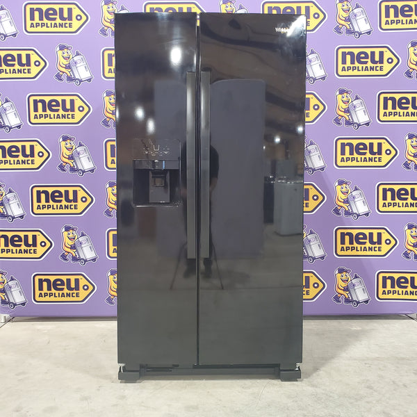 Whirlpool 36-inch Wide Side-by-Side Refrigerator - 25 cu. ft. WRS325SDHB - Scratch and Dent (Minor)