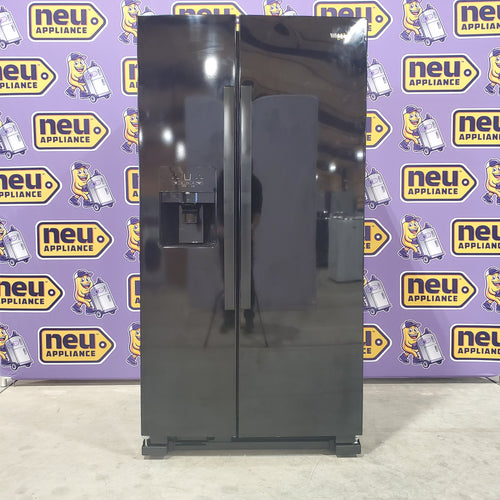 Whirlpool 36-inch Wide Side-by-Side Refrigerator - 25 cu. ft. WRS325SDHB - Scratch and Dent (Minor)
